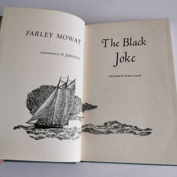 1962 The Black Joke by Farley Mowat, 1st Ed Canadian Author Newfoundland Pirate - Picture 4 of 9